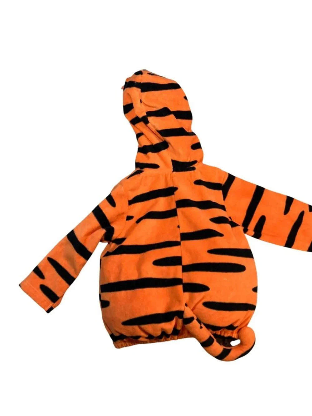 Carters Baby Tiger Costume 24 Months Orange Black Fleece Hooded Ears And Tail